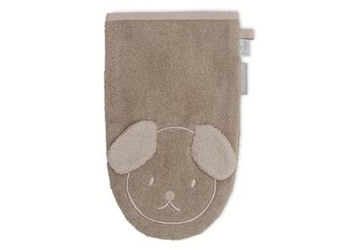 Jollein Rękawice do mycia dla niemowląt, frotte, Snuffy, 27 x 16 cm, 100% bawełna, myjka dla niemowląt, certyfikat Öko-Tex, kolekcja Miffy