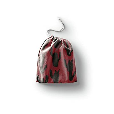 Bonamaison Printed Cotton Produce Bag with Drawstring, Reusable Grocery Bag, Biodegradable Eco-Friendly Bags, Travel Pouch, Sachet Bags, Shopping Bag, Eco Friendly, Foldable, Size: 12x15 Cm