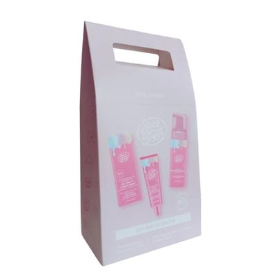 Bielenda BODY BOOM Presentset för ansiktsvård med en fuktkräm 50 ml och ett ansiktsrengöringsskum 150 ml baserat på en naturlig vegansk formel