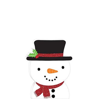 Amscan 242435 MDF Mini Standing Snowman