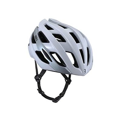 Bbb Cycling BHE-151, Accessorio per Ciclismo Unisex Adulto, Bianco Lucido, M (54-58 cm)