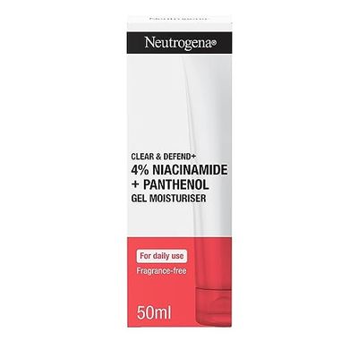 Neutrogena® Clear & Defend+ Gel Moisturiser with Niacinamide & Panthenol