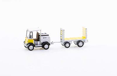 Arwci ACE-1/87 PTT Elektro-Schlepper Nefag mit Anhänger, TR-5047e Die-Cast, Modelli da Collezione, Multicolore, 888701