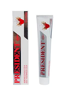 President DENTIFRICIO KIDS PER BAMBINI 3-6 ANNI. Gusto Cola. Previene la formazione della carie, protegge gengive e smalto dei denti. Senza parabeni, SLS, allergeni e PEG- RDA 30-50 ml