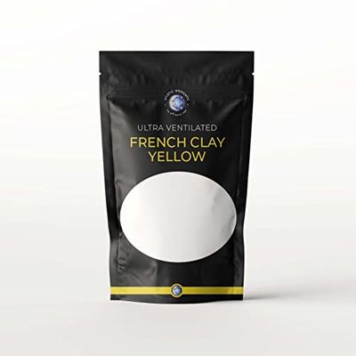Mystic Moments | Yellow Ultra Ventilated French Natural Clay 1Kg - Pure & Natural Vegan GMO Free