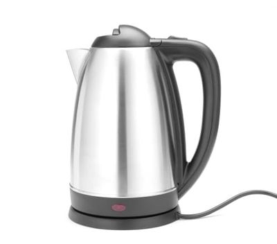 HENDI Waterkoker, elektrisch, droogkookbeveiliging, snelkookfunctie, 360° draaibasis, ergonomische polypropyleen handgreep, automatische uitschakeling, 2,5 l, 230 V/2150 W, 225 x 168 x 288 mm,