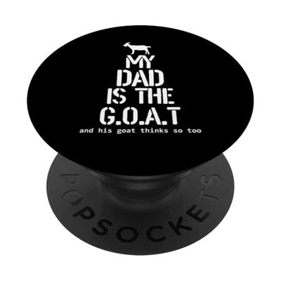 Mi papá es la cabra y su cabra también lo piensa, cabra papá PopSockets PopGrip Adhesivo
