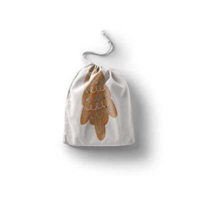 Bonamaison Printed Cotton Produce Bag with Drawstring, Reusable Grocery Bag, Biodegradable Eco-Friendly Bags, Travel Pouch, Sachet Bags, Shopping Bag, Eco Friendly, Foldable, Size: 20x30 Cm