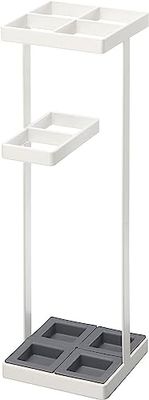 Yamazaki Umbrella Stand, Alloy Steel, White, One Size