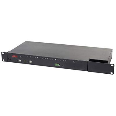 APC KVM1116R commutateur écran, Clavier et Souris Grille de Montage Noir