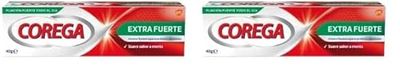 Corega Extra Fte Crema Adh 40Ml (Confezione da 2)