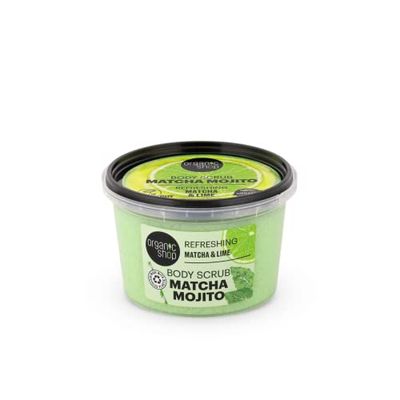 Organic Shop 250ml Body Scrub Refreshing Matcha Mojito Matcha & Lime