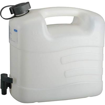 PRESSOL Waterjerrycan polyethyleen met afvoerkraan inhoud 10 liter, 1 stuk, 21163