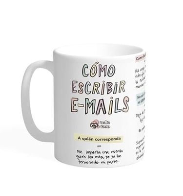 Pedrita Parker Breakfast Mug - How to Write an e-Mail