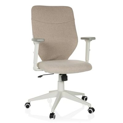 hjh OFFICE Thuisgebruik bureaustoel COSIO II Stof Beige