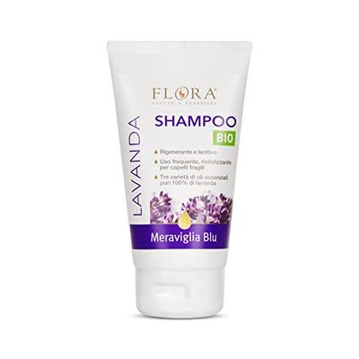 Shampoo Blu - Lavanda, 150 ml - Shampoo rigenerante, rivitalizzante e lenitivo. Uso frequente per tutta la famiglia. Tre varietà di oli essenziali puri 100% di lavanda, 1