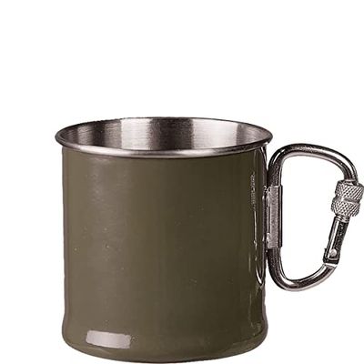 Mil-Tec Unisex - Volwassenen 14608102 karabijnhaak olijf, 1 stuk (1 stuks)