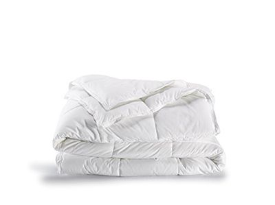 De Witte Lietaer 191662 Ducky Couette Naturelle Ducky Enveloppe Percale Garnissage Duvet / Plumettes 260 x 240 cm, Blanc