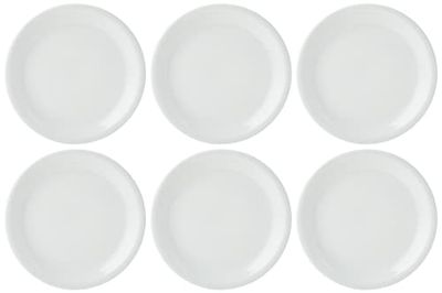 Genware NEV-160328 Royal Narrow Rim Plate, 28 cm (Pack of 6)