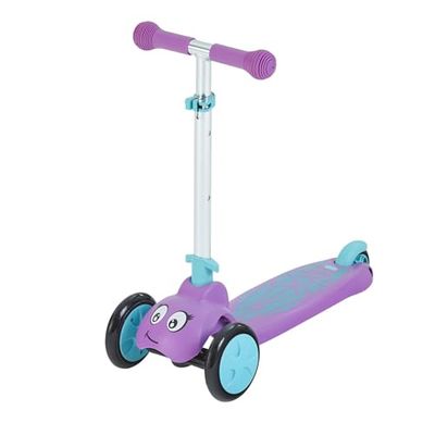 Trottinette Enfant 3 Roues SCOOTIE Bug Jewel Violet et Bleu