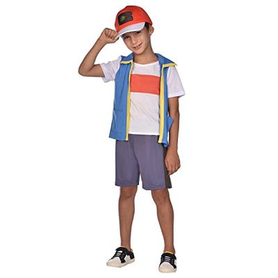(PKT) (9908891) Costume da cenere, per bambini e ragazzi, con licenza (8-10 anni), Multi, Extra Large (8-10 Years)