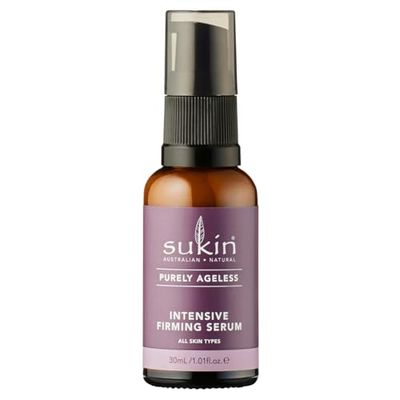 Sukin Purely Ageless Intensive Firming Serum 30ml - with Argon Oil Cocoa Butter & Ribose ; cruelty free & vegan friendly - will target fine lines to firm & refine skin.