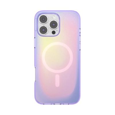 PopSockets Custodia per iPhone 16 Pro Max compatibile con MagSafe, custodia per iPhone 16 Pro Max, compatibile con ricarica wireless, solo custodia - Aura