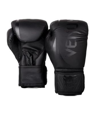 Venum, Challenger 2.0 Kids Bokshandschoenen, Unisex Kids, 6 oz, zwart/zwart