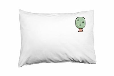 Bona Basics, Taie d'oreiller décorative Décoration de la Maison pour canapé, cafétéria, Taille: 50x35 cm, Couleur: Blanc