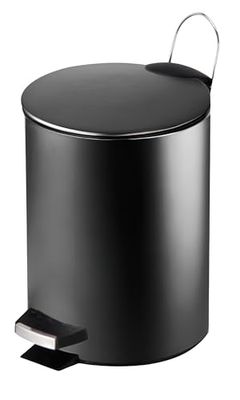 FORNOR 18287 CARTON METALLIQUE NOIR 12 L Diam 23.5 x