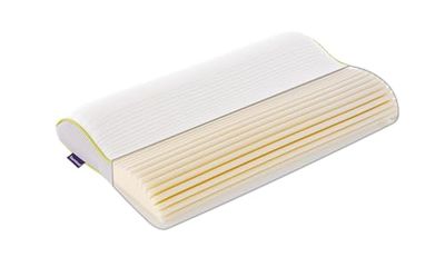 Träumeland T065101 kinderkussen Premium - ademend en meegroeiend kussen, polyester, voor gelijkmatige drukverdeling en optimale ondersteuning van de halswervelkolom, meerkleurig