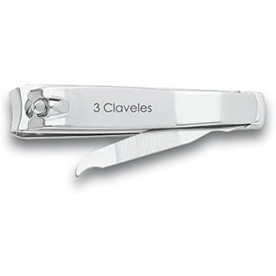 3 Claveles 12418 - Tagliaunghie Con lima, 6 cm