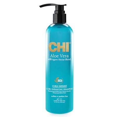 CHI Aloe Vera Curl Enhancing Shampoo For Unisex 11.5 oz Shampoo