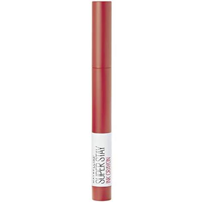 Maybelline New York - Rossetto Super Stay Ink Crayon, opaco e duraturo, n. 40 Laugh Louder, 1,5 G