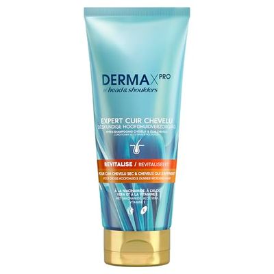 Head & Shoulders DERMAxPRO by Après-shampoing Antipelliculaire Revitalise | Renforce la fibre capillaire | À la niacinamide, à l'aloe vera et à la vitamine E | Revitalise le cuir chevelu | 6x200ml