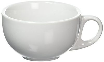 Olympia CB462 Whiteware Tazza per cappuccino 284 ml, Bianco, (Confezione da 12)
