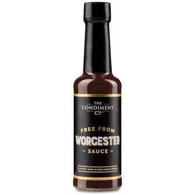 Free From Worcester Sauce 155g - Gluten Free Worcestershire Sauce, Vegetarian and Vegan Friendly, For Marinades, Cooking & Seasoning