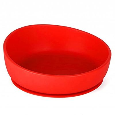 Doidy Silikonskål, röd