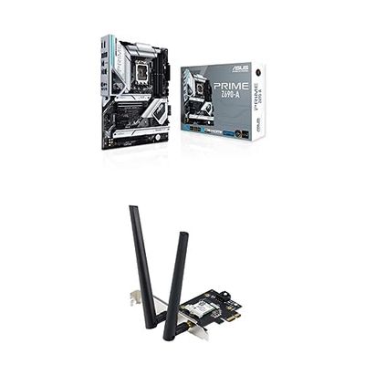Scheda Madre Asus PRIME Z690-A + Scheda Wireless Asus PCE-AXE5400