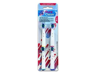 Esseci Italia TESTINE RIC. SPAZZ. ELETT 4pz Pure Clean, Come da Foto