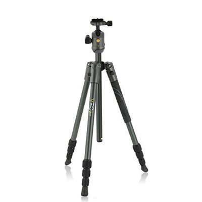 Vanguard VEO 2 204AB Black Treppiede in Alluminio, 20 mm, Antracite/Nero