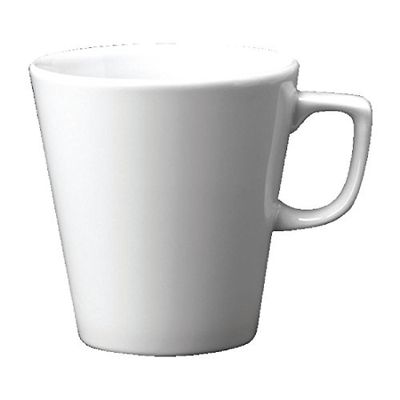 Churchill Super vitrifiée W002 Uni Ware Cafe Latte Mug, Blanc (lot de 12)