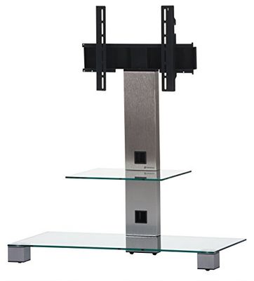 Sonorous PL 2500-C-INX Sonorous PL 2500-C-INX stojak do telewizorów 40 cali, aluminium Inox przezroczyste szkło/srebro