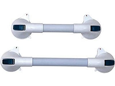 W.w.o. 1007 draagbare handgreep met zuignappen, 40 cm lang, wit, uniseks