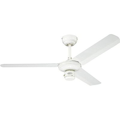 Westinghouse Lighting cm Industrial 78337 Plafondventilator in witte uitvoering, uitvoering in wit met vleugels in wit