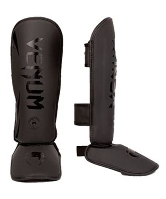 Venum Challenger scheenbeschermer voor kinderen, uniseks, zwart/zwart, M