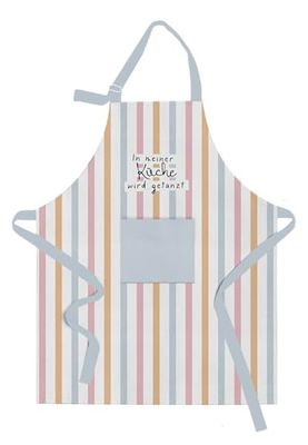 Grafik-Werkstatt Grembiule da cucina | 100% cotone | Grembiule con divertente frase | Cucina Dance, Colorato., standart