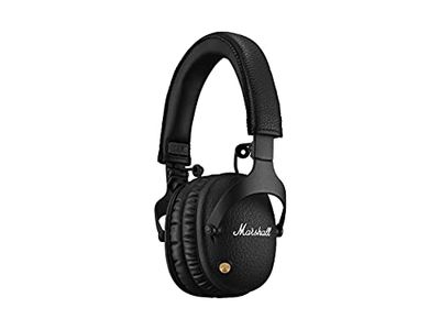 Marshall Monitor II Casque Bluetooth sans Fil avec réduction de Bruit Hybride Active, Casque Over-Ear, 30 Heures – Noir