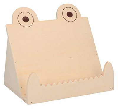 Supporto Tablet in legno 'Artemio' Coccodrillo