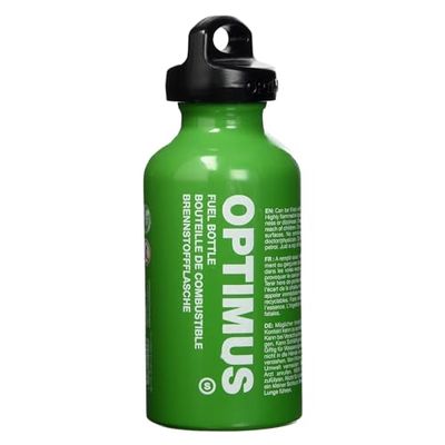 Bouteille de carburant Optimus 0,4L (taille S) - Bouteille sécurisée, légère et résistante à la pression pour réchaud à carburant liquide - Idéale pour les aventures en plein air, randonnée et camping